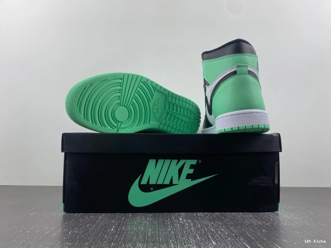 Green 1 Air Jordan High OG Glow DZ5485-130 0612